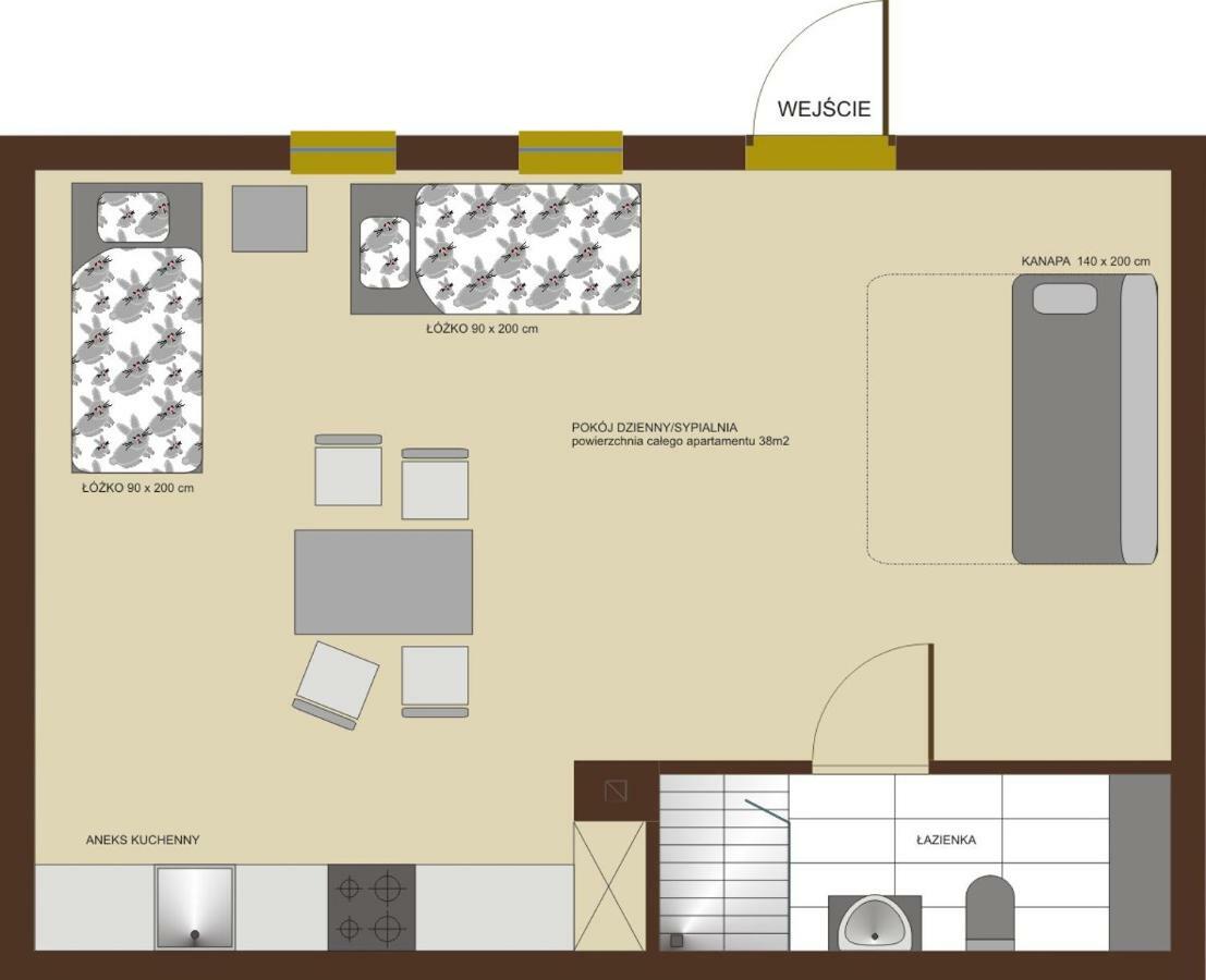 Ferienwohnung Siedlisko Besiekiery Exterior foto